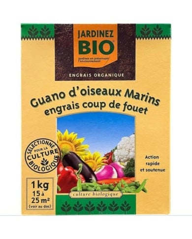 Engrais coup de fouet : guano d'oiseaux marins (D.R. / Sanrival)