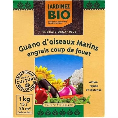 Engrais coup de fouet : guano d'oiseaux marins (D.R. / Sanrival)