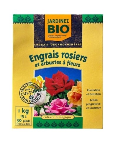 Engrais Rosiers et Arbustes à fleurs 1Kg