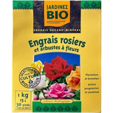 Engrais Rosiers et Arbustes à fleurs 1Kg