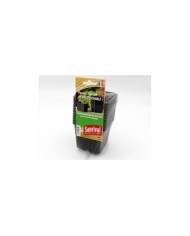 12 godets en plastique (carré de 9 cm)