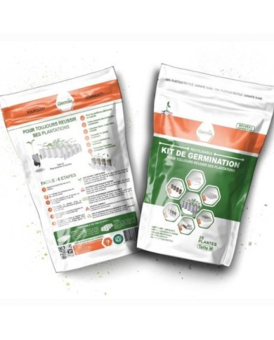 Kit de germination GERMIE - Taille M - 25 alvéoles - Emballage (GERMIE)