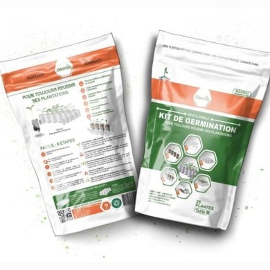 Kit de germination GERMIE - Taille M - 25 alvéoles - Emballage (GERMIE)