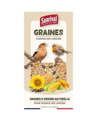 Mélange de graines oiseaux des jardins