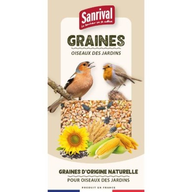 Mélange de graines oiseaux des jardins