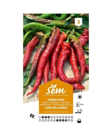 Piment doux long des Landes (sachet)