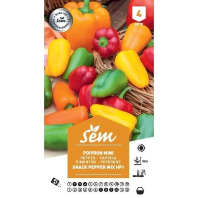 Poivron mini Snack Peppers mix (sachet)