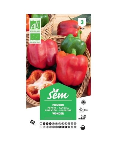 Poivron Wonder Bio (sachet)