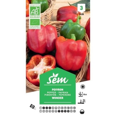 Poivron Wonder Bio (sachet)