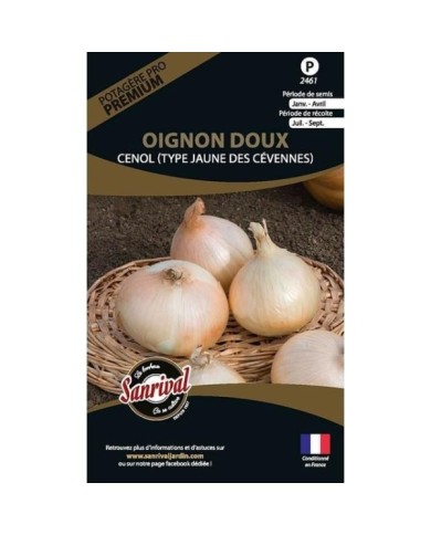 Oignon doux Cenol (type jaune des cévenne) (sachet)