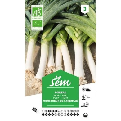 Poireau monstrueux de Carentan Bio (sachet)