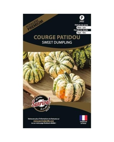Courge patidou Sweet Dumpling (sachet)