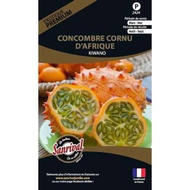Concombre cornu d’afrique « kiwano » (sachet)