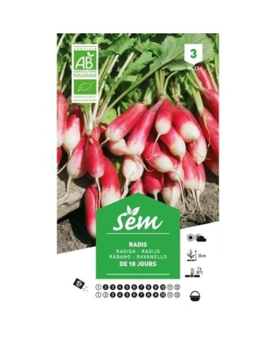 Radis de 18 jours  Bio (sachet)