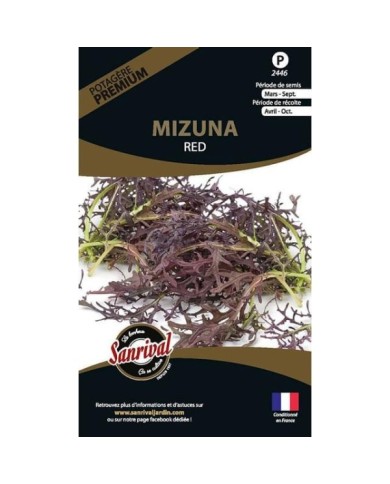 Brassica japonica mizuna red (sachet)