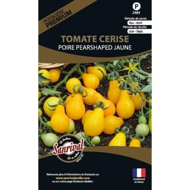 Tomate cerise poire pearshaped jaune (sachet)