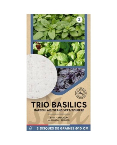 Trio de basilics - 3 disques