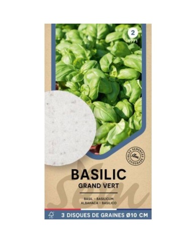 Basilic Grand Vert - 3 disques