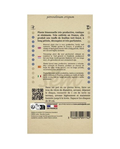 Persil simple - 3 disques