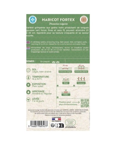 Haricot à rame sans fil Fortex