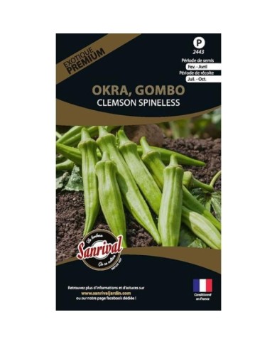 Gombo okra (clemson spineless) (sachet)