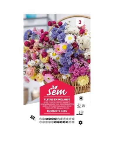 Fleur en mélange pour bouquet sec (sachet)