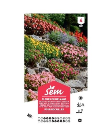Fleurs en mélange rocailles XXL (sachet)