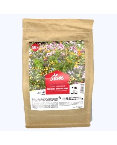 Mélange de fleurs "Abeilles et papillons"