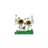 Soleil / Tournesol à coeur noir gamme kids