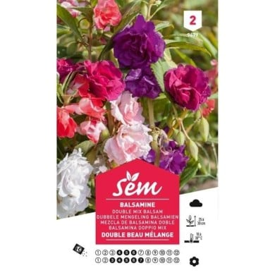 Balsamine double beau mélange (sachet)