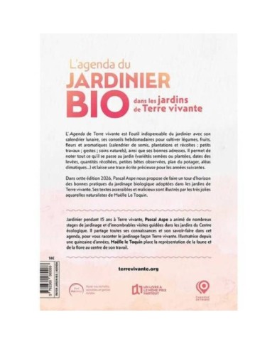 L’Agenda du jardinier bio 2026