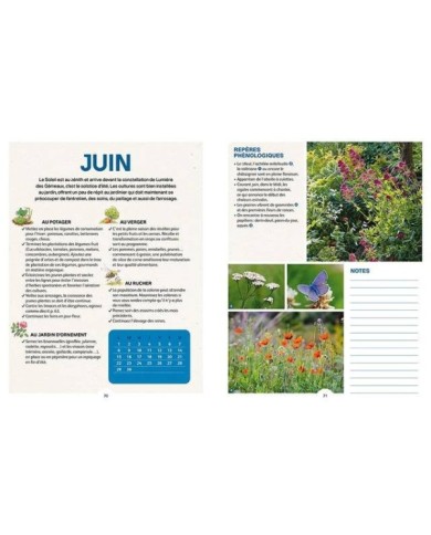 Jardiner avec la Lune 2026 : page intérieure (D.R. / Ulmer)