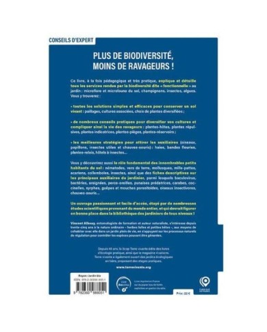 Plus de biodiversité moins de ravageurs ! (Ed. Terre Vivante)