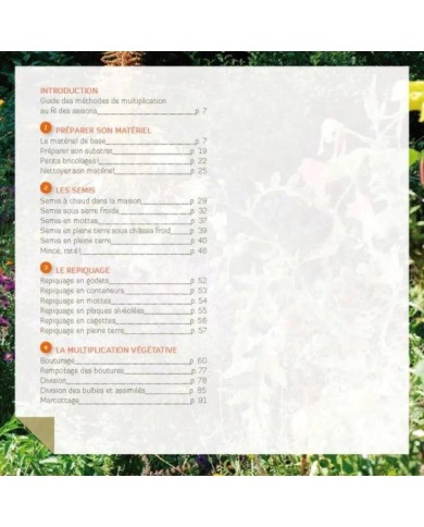 Je multiplie les plantes au jardin - Livre