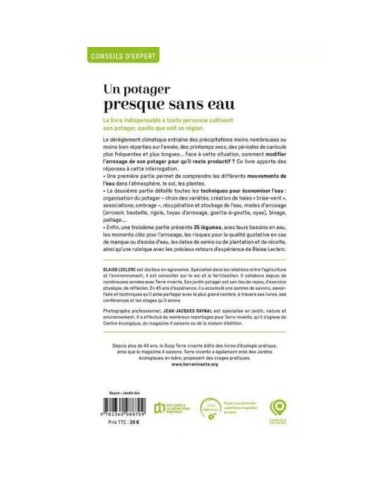 Un potager presque sans eau (Ed. Terre Vivante)