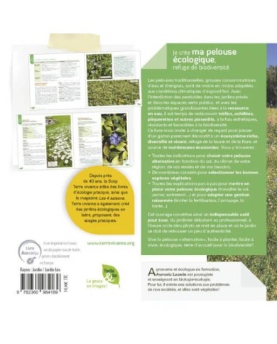 Je crée ma pelouse écologique - refuge de biodiversité (Ed. Terre Vivante)