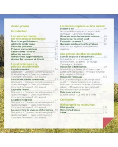 Je crée ma pelouse écologique - refuge de biodiversité (Ed. Terre Vivante)