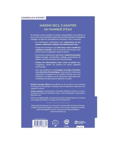 Jardins secs - s’adapter au manque d’eau – Nouvelle édition revue et enrichie