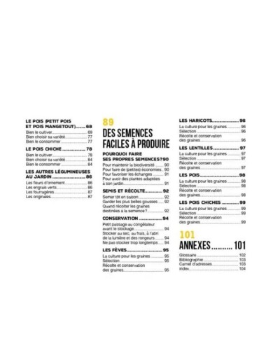 Légumineuses - des protéines au potager (Ed. Terre Vivante)
