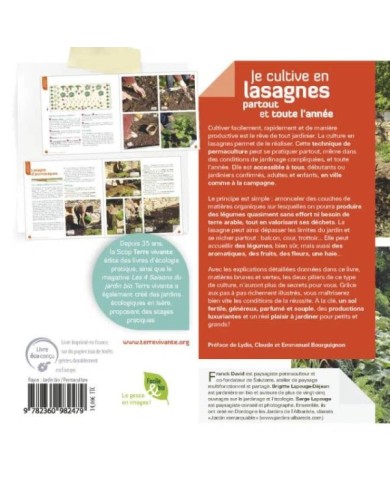 Je cultive en lasagnes partout et toute l’année (Ed. Terre Vivante)