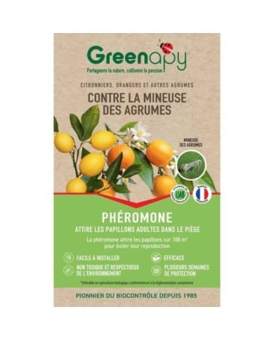Phéromones - Mineuse des agrumes - 2 capsules