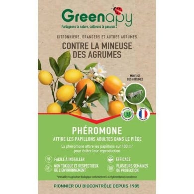 Phéromones - Mineuse des agrumes - 2 capsules