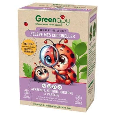 Kit pédagogique d'élevage de coccinelles COCCIFLY TOUT-EN-UN