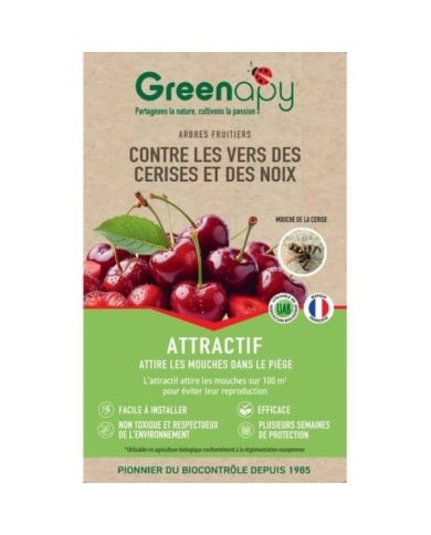 Attractif ammoniacal de la mouche de la cerise - 2 capsules