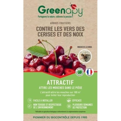 Attractif ammoniacal de la mouche de la cerise - 2 capsules