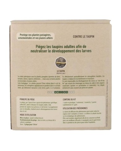 Taupins : piège entonnoir anti-taupin