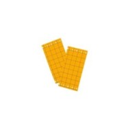 Pièges mouche de la carotte, plaques chromatiques engluées oranges (10 Plaques de 25x10cm)