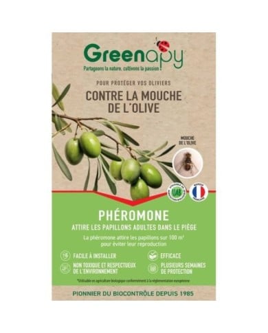 Phéromones - Mouche de l'olive - 2 capsules