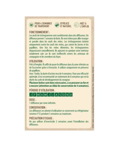 Tricholine®Mites contre les mites alimentaires
