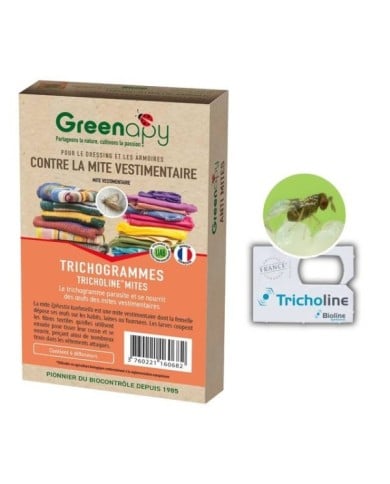 Anti-mites des vêtements - Trichogramme 4 diffuseurs